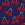 Katoen met coating - kersen - kobalt - 5943-003 - Katoen met coating - kersen - kobalt - 5943-003