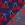 Katoen met coating - kersen - kobalt - 5943-003 - Katoen met coating - kersen - kobalt - 5943-003