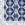 Doorgestikte stof - quilted chally - blauw - 11658-960 - Doorgestikte stof - quilted chally - blauw - 11658-960