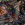 Katoen stof - batik - voile - fantasie bloemen - staalblauw - 23374-006 - Katoen stof - batik - voile - fantasie bloemen - staalblauw - 23374-006