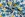 Mousseline stof - palmbomen - kobaltblauw-gebroken wit - 25377-051 - Mousseline stof - palmbomen - kobaltblauw-gebroken wit - 25377-051