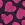 Sweattricot - soft sweat - hartjes - donkerpaars - 27/7156-002 - Sweattricot - soft sweat - hartjes - donkerpaars - 27/7156-002