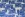 Katoenen stof - voile - bladeren - gebroken wit/blauw - JT105 - Katoenen stof - voile - bladeren - gebroken wit/blauw - JT105