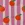 Katoen met coating - sinaasappels & strepen - roze - 7050-011 - Katoen met coating - sinaasappels & strepen - roze - 7050-011