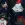 Kerststof - French Terry - gnomes - denimblauw - CR7011-960 - Kerststof - French Terry - gnomes - denimblauw - CR7011-960 
