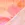 Mousseline stof - fantasie - oranje roze - 60440-008 - Mousseline stof - fantasie - oranje roze - 60440-008