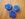 Roosje satijn kobaltblauw 3 cm - Roosje satijn kobaltblauw 3 cm