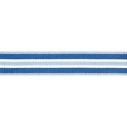 gewevenband - Gewevenband gestreept 20 mm blauw-wit (62701-20-11)