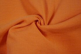 Doorschijnende stoffen - Polyester stof - Airjet - oranje - 0736-445