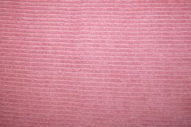 Katoen, polyester, elastan stoffen - Tricot stof - corduroy - blush - 12501-014