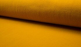 RS stoffen - RS 0233-035 Fleece Baumwolle gelb