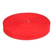Effen uni kleur band - B 605032-722 Keperband rood 3 cm