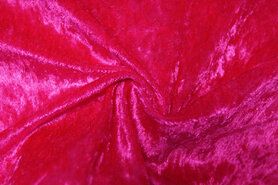 Velours de Panne - NB 5666-17 Velours de panne fuchsie