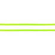 Groen - 32664 Band neon randje wit/groen 25mm