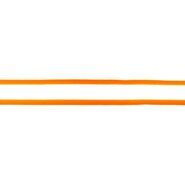Oranje - 32666 Band neon randje wit/oranje 25mm