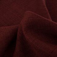 Bordeaux rode stoffen - Polyester stof - Linio bordeaux - gemeleerd - 15696-400