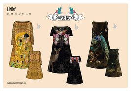 Stenzo stoffen - Super Nova patroon Lindy
