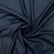 Gladde stoffen - Kunstleer stof - Air Washed Leather - donkerblauw - 0814-600