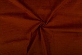 Oranje stoffen - Ribcord stof - donker - kastanje - 9471-056