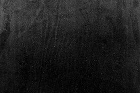 Meubelstoffen - Polyester stof - Interieur en decoratiestof velvet - zwart - 1500-069