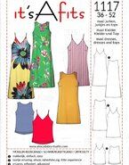 Naaipatronen - It's a fits 1117 Maxi jurken, jurkjes en tops