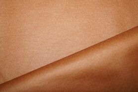 Oranje stoffen - Kunstleer stof - Foil Bianca rekbaar kunstleer - terra - 1005-056