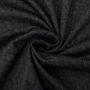 Polyester en elastan stoffen - Tricot stof - Denim Roma - zwart - 0812-999