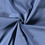 Laagjes kleding stoffen - Katoen stof - uni - jeansblauw - 5569-006