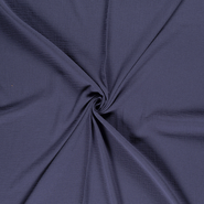 OEKO-TEX stoffen - Katoen stof - Hydrofielstof uni - staalblauw - 3001-007