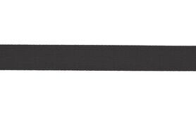 Antraciet - XBT13-567 Elastisch biasband antraciet 20mm