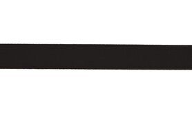 Biasband* - XBT13-569 Elastisch biasband zwart 20mm