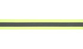 Geel - XRT11-591 Reflecterend band neon geel 25mm