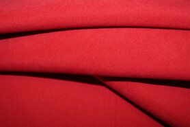 Rode stoffen - Suédine stof - Suede-achtig - rood - 3660-16