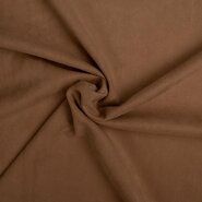 95% polyester, 5% elastan stoffen - Tricot stof - Scuba suede - bruin - 0841-156