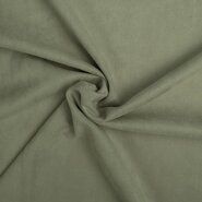 95% polyester, 5% elastan stoffen - Tricot stof - Scuba suede - zachtgroen - 0841-322