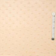 Ster motief stoffen - Polyester stof - Fur Stars - ecru - 794310-2
