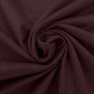Polyester en elastan stoffen - Kunstleer stof - Unique leather - bordeaux - 0541-440