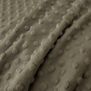 Deken stoffen - Polyester stof - Fur Niply legergroen (minky - stof) - 0617-170