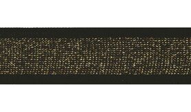 Goud - Lurexband zwart/goud 30mm (XSS14-375)