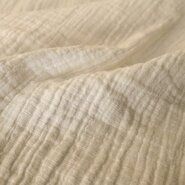 Kinderstoffen - Katoen stof - Linen baby cotton - wit - 0800-001