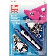 Knöpfe - Prym naaivrijdrukknoop jersey gladde kap 10mm 9 stuks (390.120)