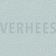 Katoenen stoffen met diverse stippen - Katoen stof - Linnen look dots - mint - 8321-012