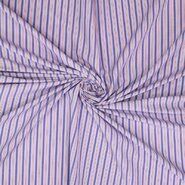 Uitverkoop - Katoen stof - polyester streepjes - blauw/paars - 311006-62