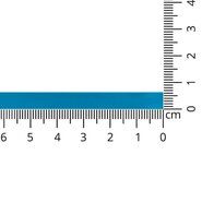 Turquoise - Satijnlint Mat Donker Aqua 6 mm col. 303
