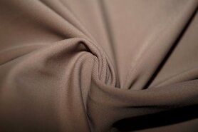 Travelstoffen - Polyester stof - Heavy Travel donker - beige - 0857-170