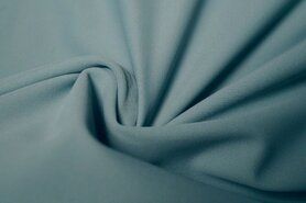 Polyamide met elastan stoffen - Polyester stof - Heavy Travel - ijsblauw - 0857-630