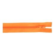 Zuiver oranje stoffen - Broek/rok rits 25 cm oranje 849