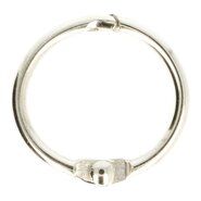 Knopen - Sleutelhanger ring 3 cm Zilver 2132-30