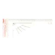 Diversen - Liniaal (naaisterhaak) 60 cm lang (9782)