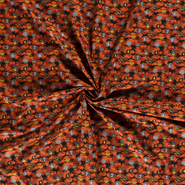 Oranje stoffen - Katoen stof - camouflage - brique - 15797-056